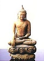 Buddha, teak wood